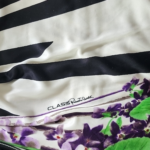 Roberto Cavalli Vintage gathered floral top size S-M - Picture 7 of 7